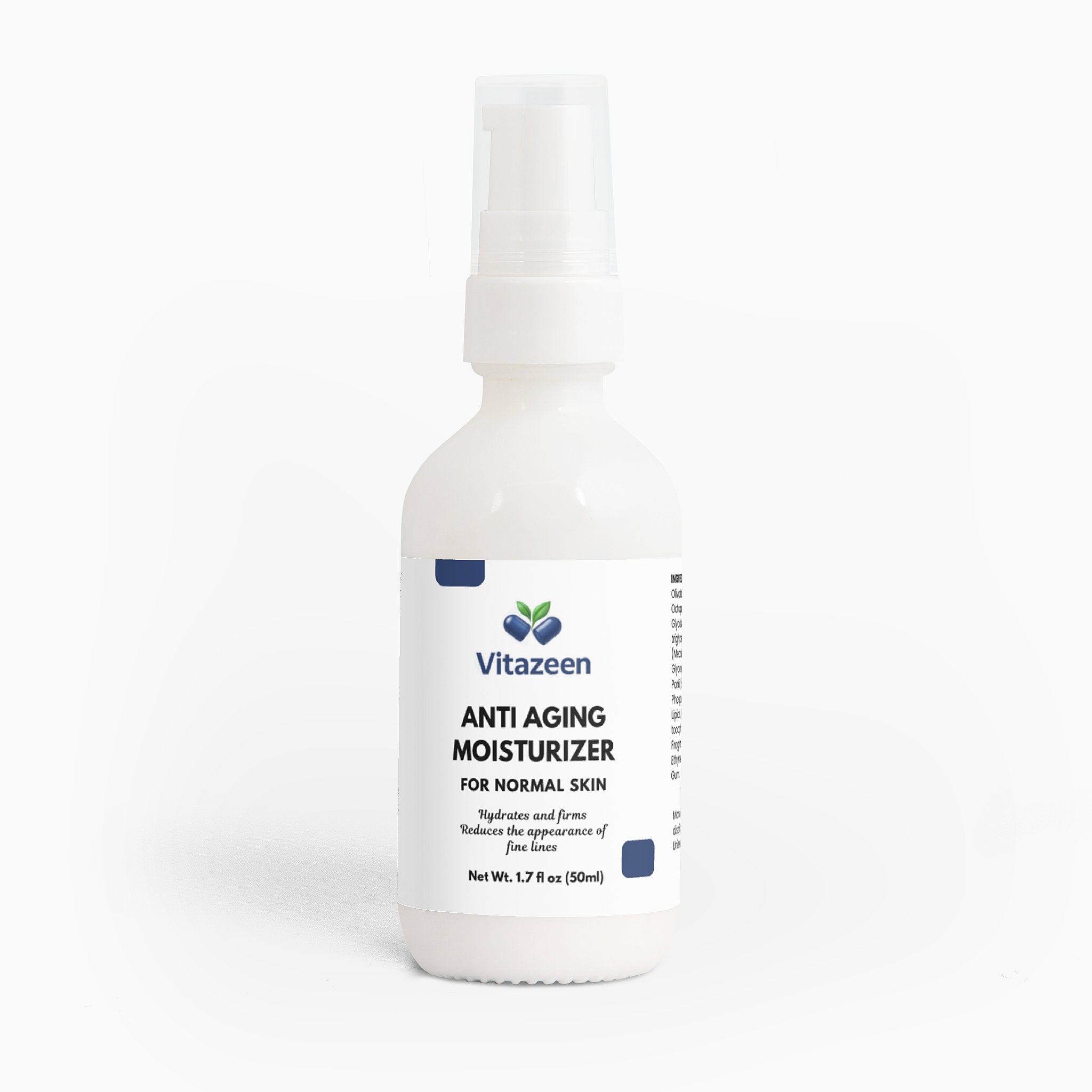 Vitazeen anti-aging moisturizer bottle on a white background